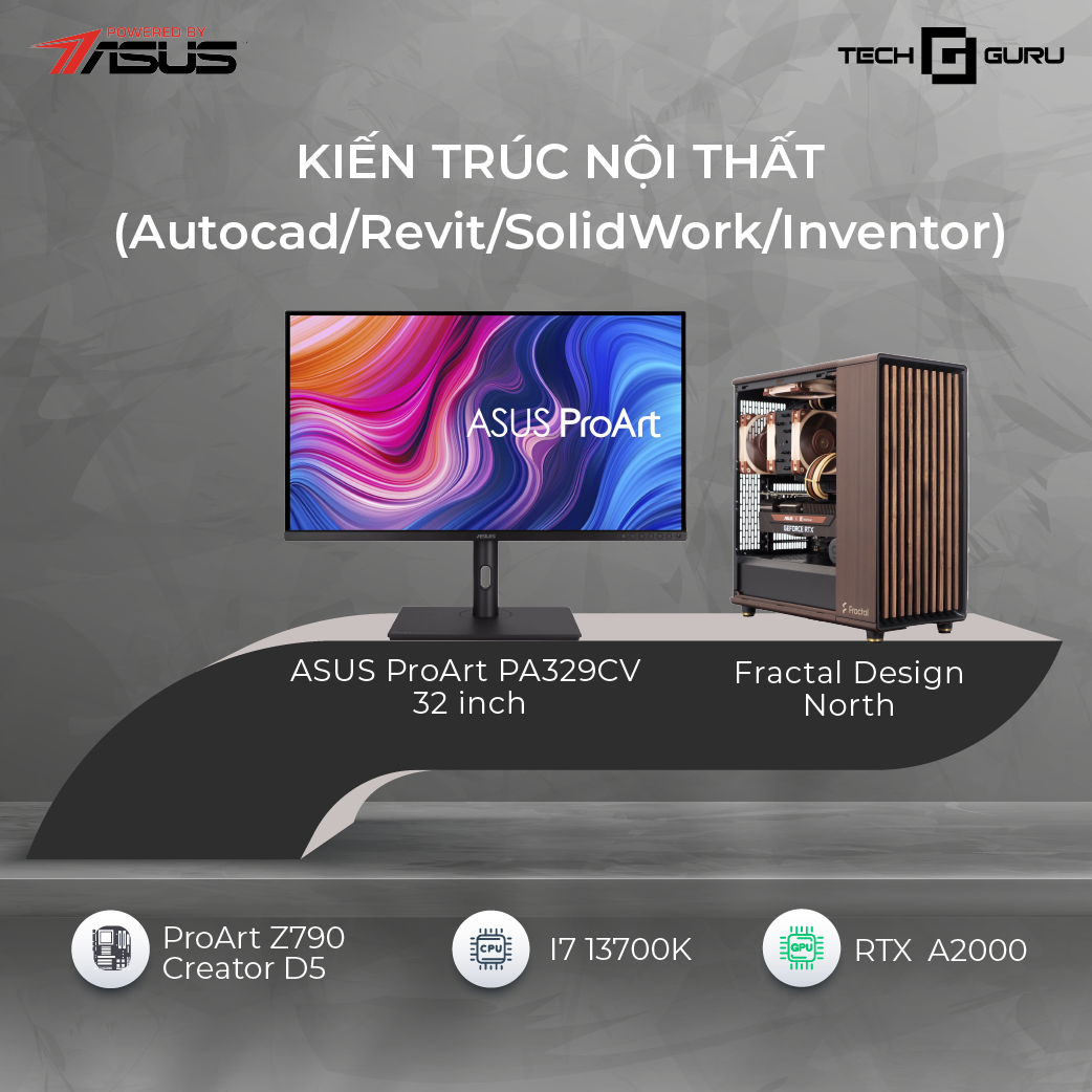 Cấu hình i7 chuyên dụng 3D autodesk dùng trong kiến trúc